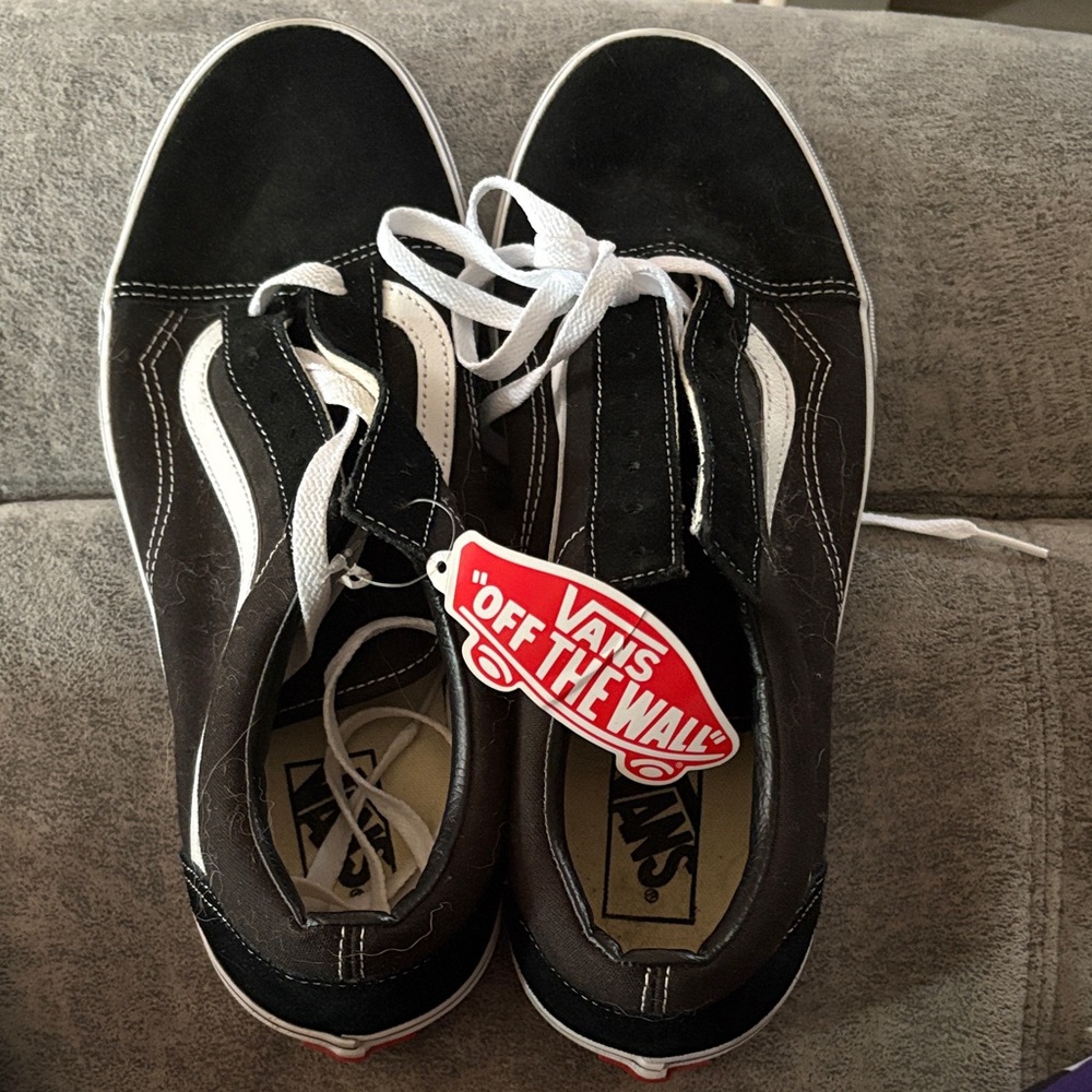 Vans Men's Classic Black Suede Sneakers